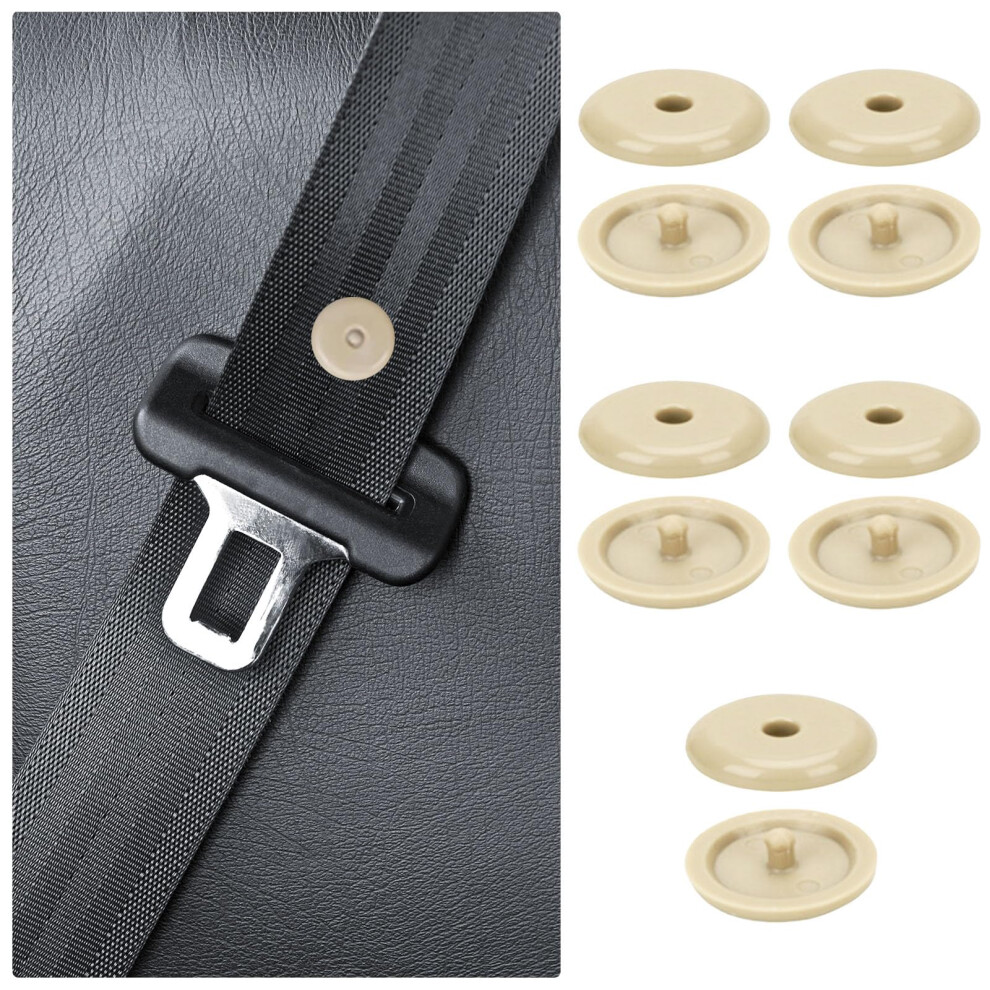 5 Pairs Seat Belt Stop Buttons,Seat Belt Stopper Clip,Anti-Slip Seatbelt Retainer Buckle Button,Seat-Belt Stopper Clips Snap-On System Prevent 5051226493089