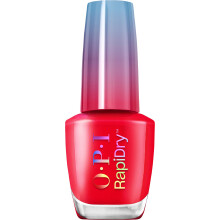 OPI RapiDry Haul Sass | Opaque Bright Red Crme Quick Dry Nail Polish | Vegan, Smudge Proof, Fast Drying