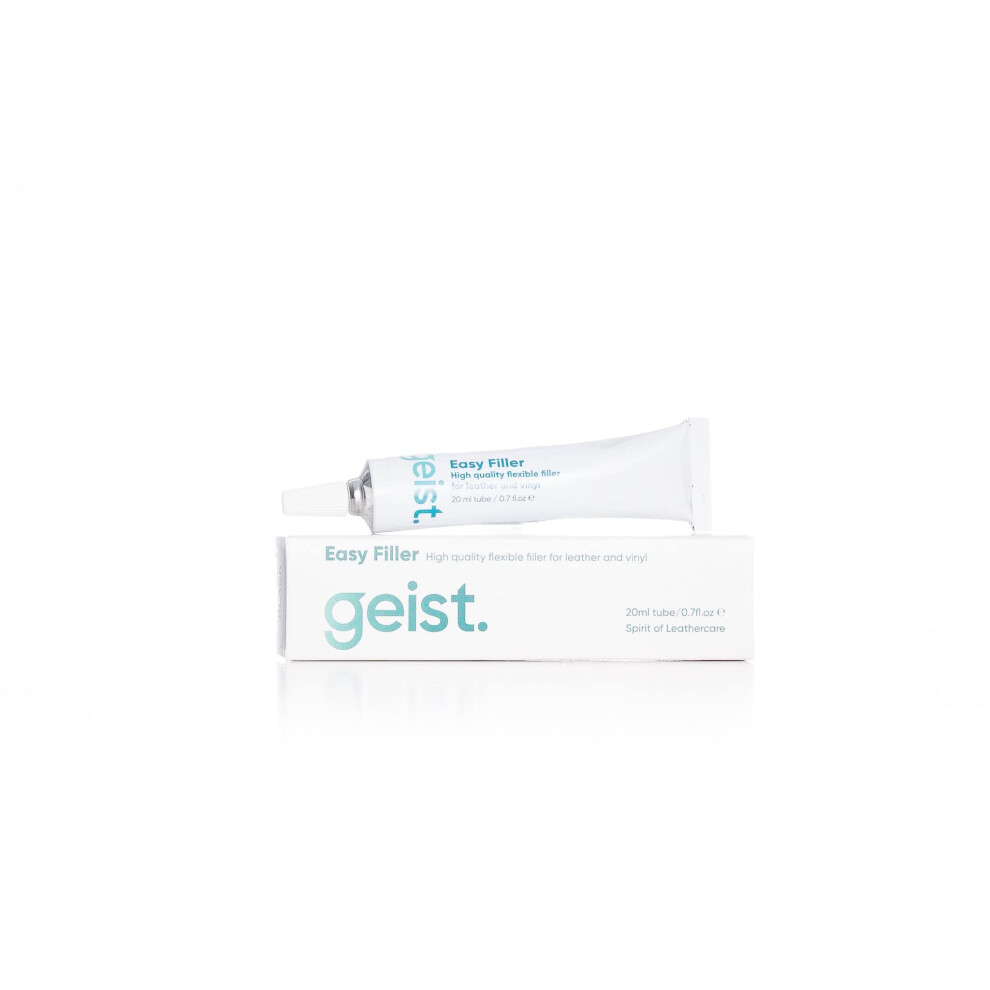 Geist. Easy Diy Filler For Leather And Vinyl | For Repairing Cracks, Scratches, Tears, Holes & Scuff Damage | 20Ml / 0.7 Fl.oz Light/Brown 5051226522192