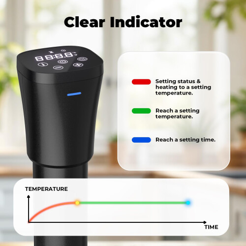 Sous Vide Machine 1000W Sous Vide Cooker Precision Cooker Immersion Circulator Sous Vide Water Baths With Reservation Function 2