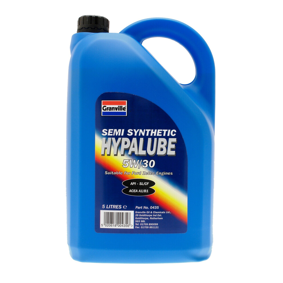 Granville 0435 5L Hypalube Semi Synthetic 5W/30 Engine Oil