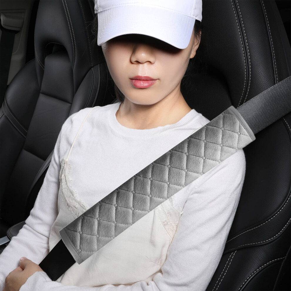 Extra Long Seatbelt Covers For Adults Kids Women & Men, Super Soft Car Seat Belt Strap Cushion For Sedan Suv Trucks 5051226492464