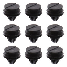 ECSiNG 20PCS Rear Wheel Arch Clips Car Replacement Trim Clip Retainers 07130702516 Plastic Compatible with BMW Mini Cooper S One R50 R52 R53 Black