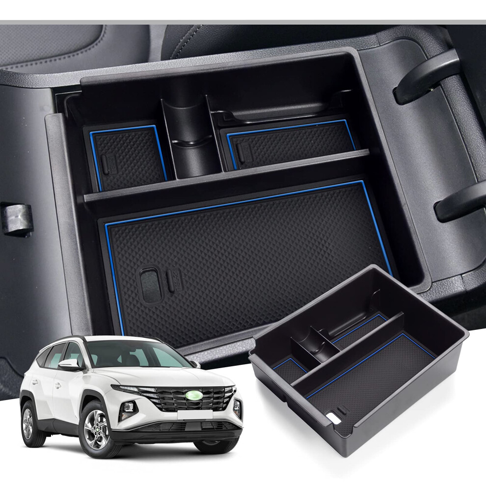 Gafat Compatible With Hyundai Tucson Nx4 2021-2023 2024 (Automatic) Armrest Tray, Center Console Organizer, Armrest Hidden Storage Box Container 5051226493317