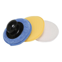 Hilka 83100505 Polish Applicator Pads, Set of 3, Blue,White, 125 x 20mm