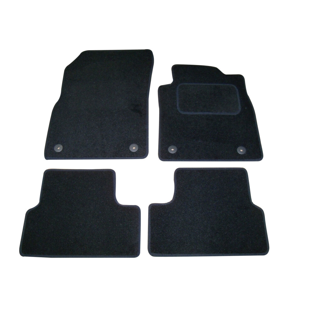 Sakura Car Mats For Vauxhall Astra Fits 2010 To 2011 Models - Black 5051226552748