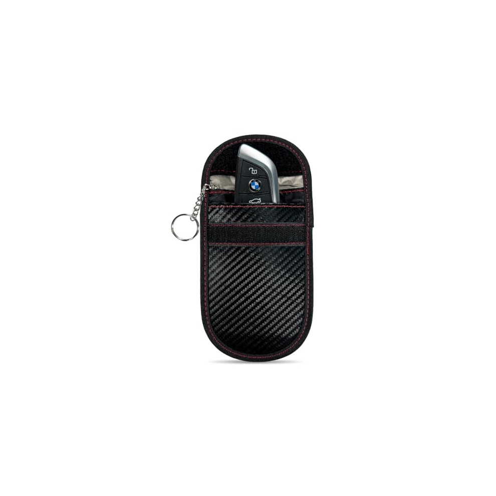 Scorpiontrack - Single Rfid Blocking Faraday Pouch For Car Keys - Car Key Signal Blocker Pouch, Anti-Theft Keyless Protection For Car Security 5051226540134