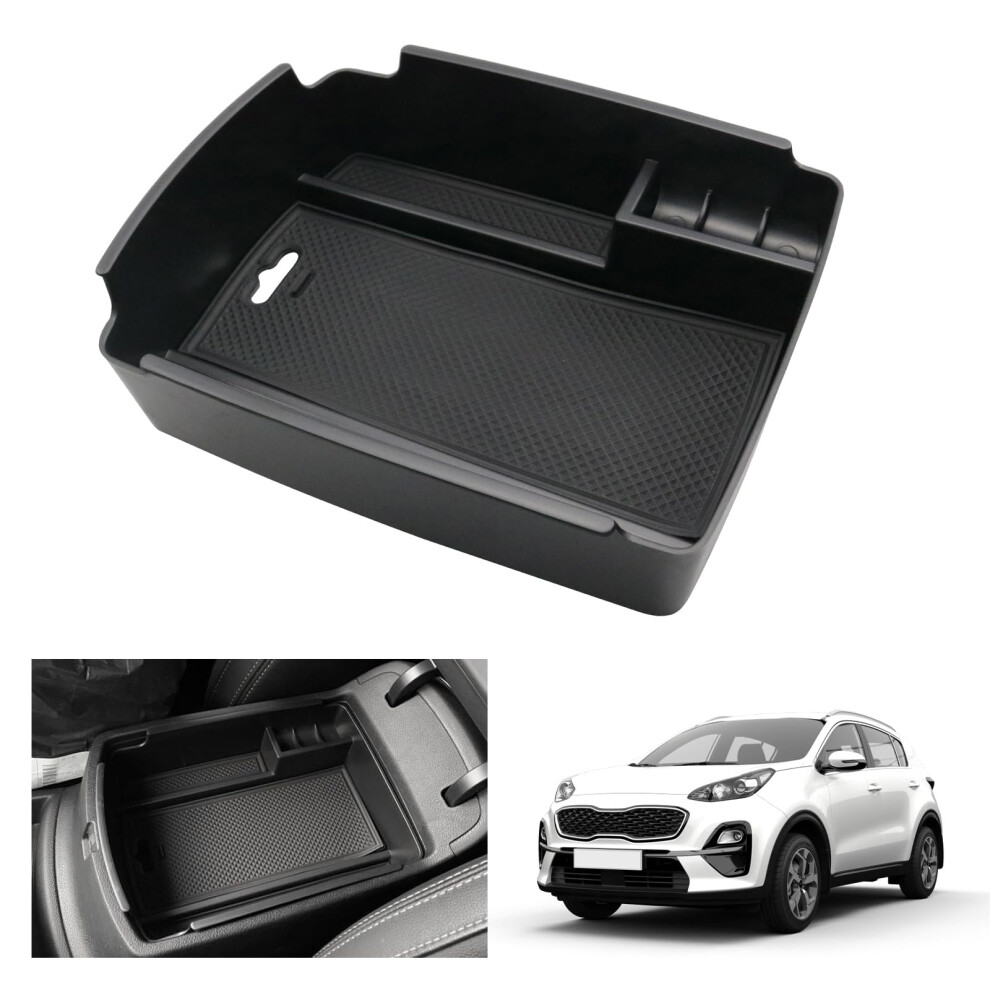 Gafat Compatible With Kia Sportage Ql 2016-2021 (Automatic) Centre Console Storage Box, Sportage Mk4 4 Iv 2020 Armrest Organiser Tray Glove Box Tray 5051226538315