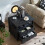 LELELINKY Farmhouse Bedside Table with 2 Drawers and Open Storage 4