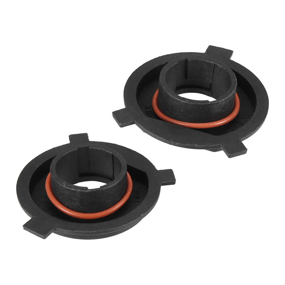 X Autohaux 2Pcs H4 Led Headlight Adapter Base Bulb Sockets Holder For Car Black 5051226492303