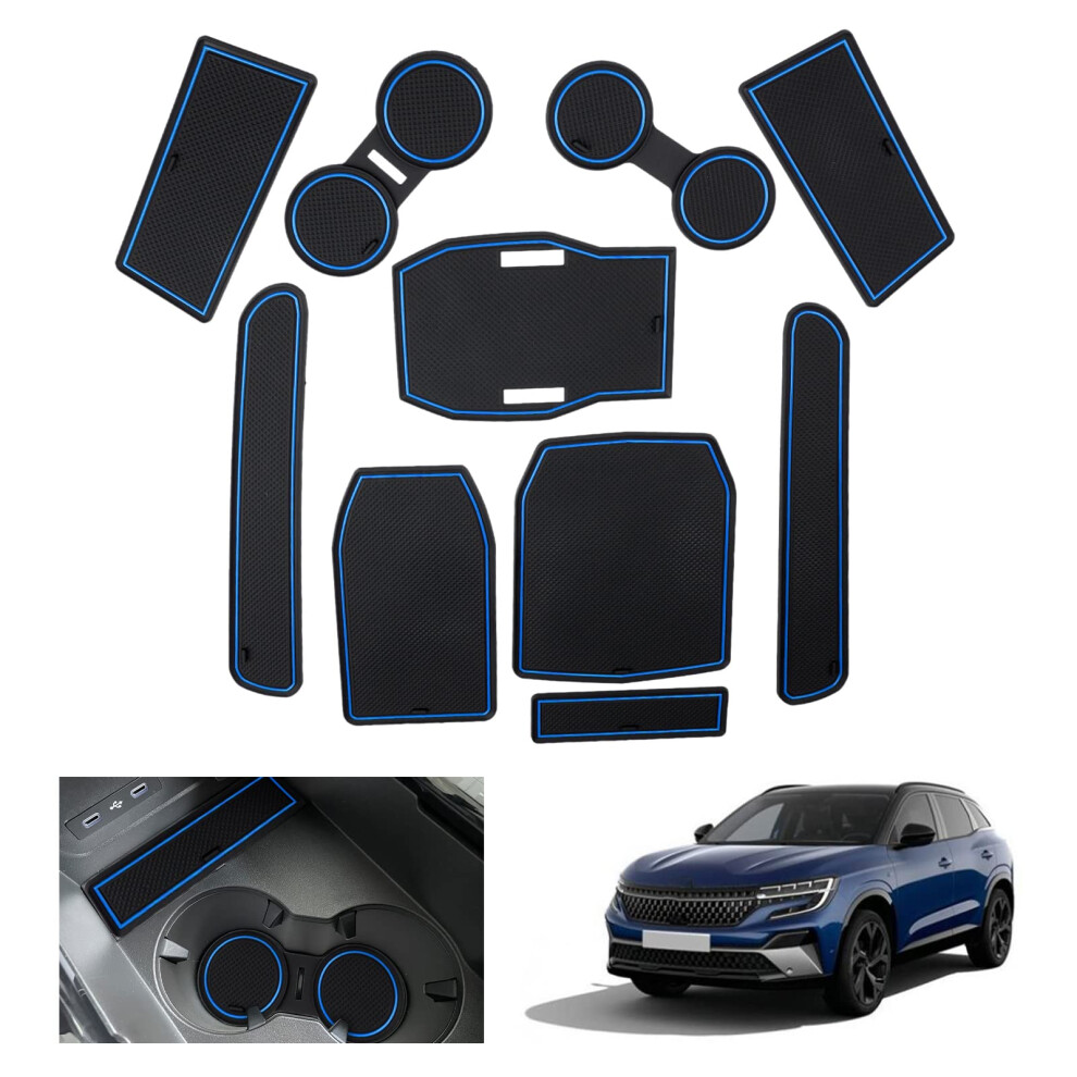 Gafat Compatible With Renault Austral/Espace 6 Vi 2025 2026-2023 Non-Slip Mats, Austral Accessories Esprit Alpine E-Tech Hybrid Rubber Mats For 5051226553059