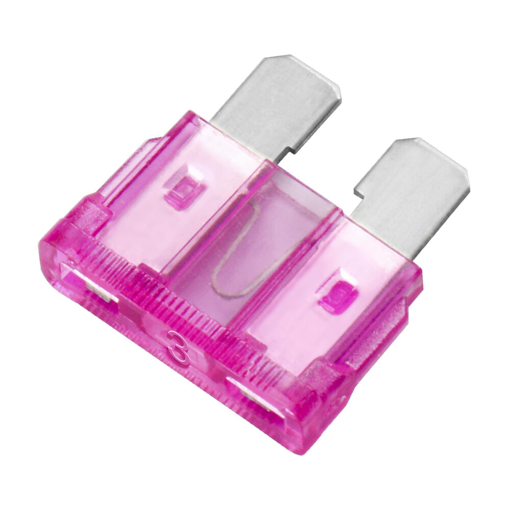 Heschen Standard Blade Fuse Atc-3 Auto Assorted Car Truck 3A Pack Of 50 Red 5051226498695