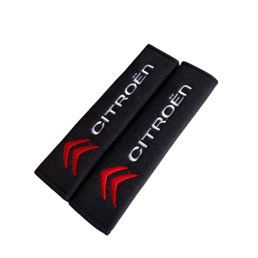 Racing Style Seat Belt Pads For C1 C3 C4 Cactus C-Zero Berlingo Multispace Picasso Spacetourer 5051226493249