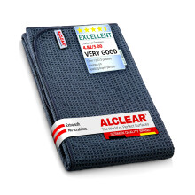 ALCLEAR 820901M Microfiber Cloth XXL Car Drying Towel 80x55cm, absorbent, scratch-free, lint-free, streak-free, for paint, glass, plastic, windows