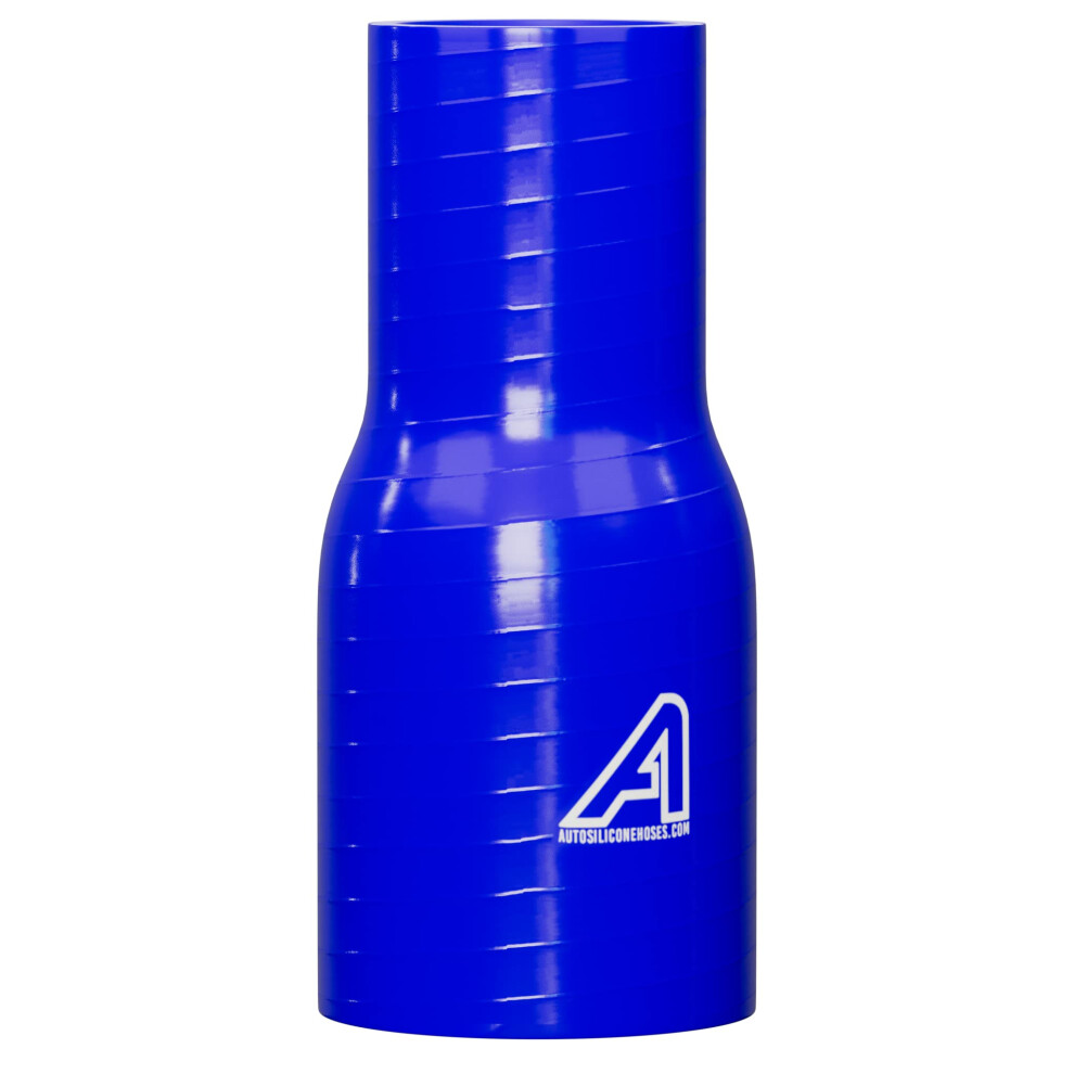 60Mm (2.4") To 51Mm (2") Straight Reducer Hose Coupler Intercooler Universal Tube Blue 5051226501104