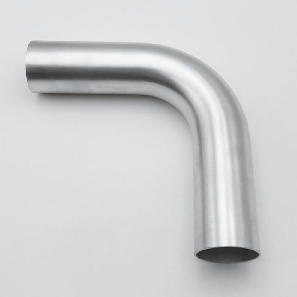Ac Performance 1.75" (45Mm) Od 90 Degree Aluminum Elbow Intercooler Pipe Air Intake Tube, 1.5D Radius, Brushed Finish 5051226501579