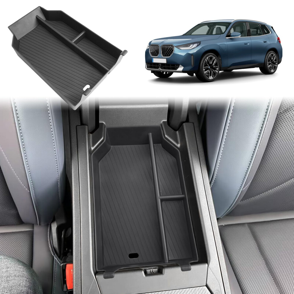Gafat Compatible With New Bmw X3 G45 2025 2026 Centre Console Storage Box, X3 2025 Plug-In Hybrid Xdrive Armrest Organizer Trays 5051226538421