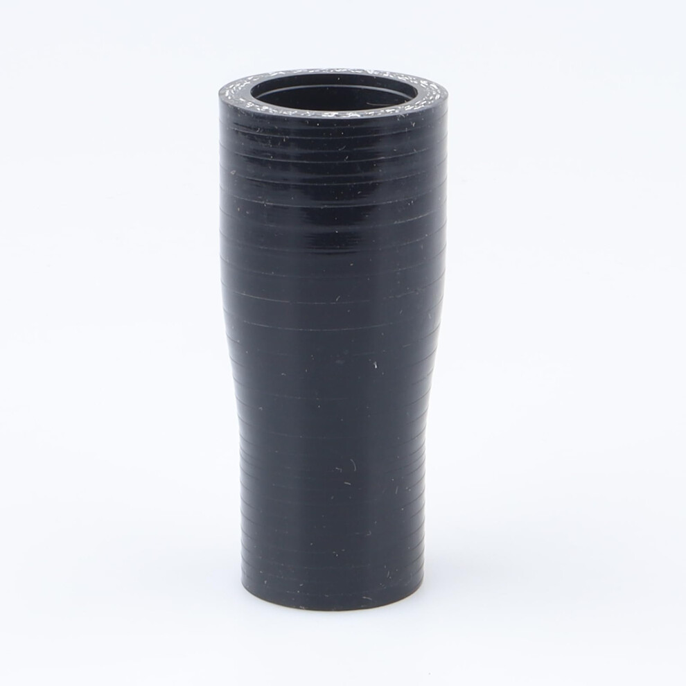 Ac Performance Id 1" To 3/4" (25Mm To 19Mm) Straight Reducer, Length 3" (76Mm), 3-Ply Reinforced, Universal Automotive Pure Silicone Hose, Black 5051226500947