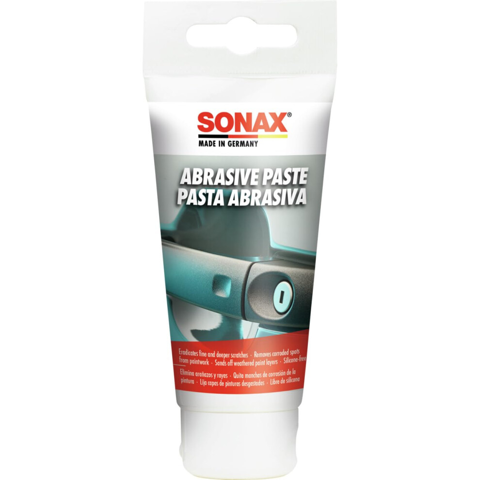 Sonax Abrasive Paste (75 Ml) - Eradicates Fine And Deeper Scratches. Removes Corroded Spots From Paintwork. | Item-No. 03212000-544 5051226510588