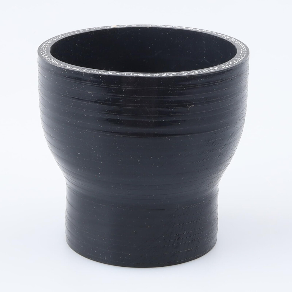 Ac Performance Id 2.75" To 2" (70Mm To 51Mm) Straight Reducer, Length 3" (76Mm), 3-Ply Reinforced, Universal Automotive Pure Silicone Hose, Black 5051226501555