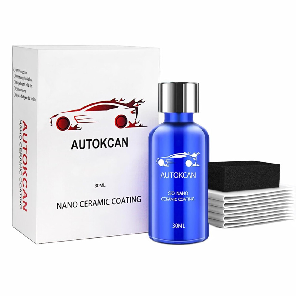 Ceramic Coating Car Nano Graphene Coating Car Liquid Glass Car Coating 10 Years Of Long Lasting Protection, High Gloss, Super Hydrophobic 5051226511363