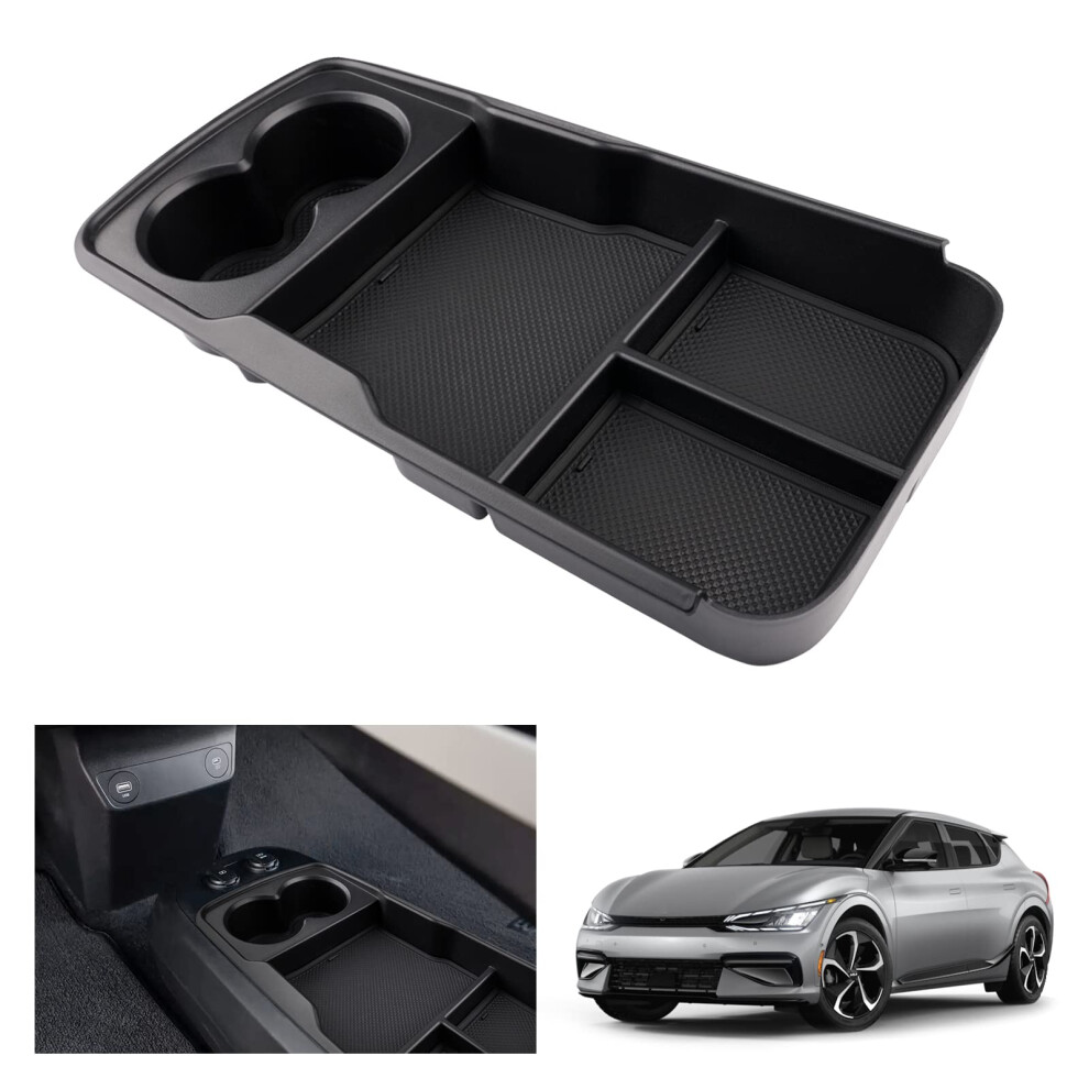 Gafat Ki-A Ev6 2021-2024 2025 Centre Console Storage Box, Ev6 2023 Organiser Tray Glove Box Bottom Centre Console, Compatible With Kia Ev6 Accessories 5051226539404