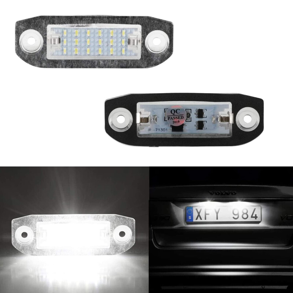 Oz-Lampe Number Plate S For Volvo S80 V70 Xc60 Xc70 Xc90 V50 S40 C30 Before Facelift, Car License Number Light 5051226509919