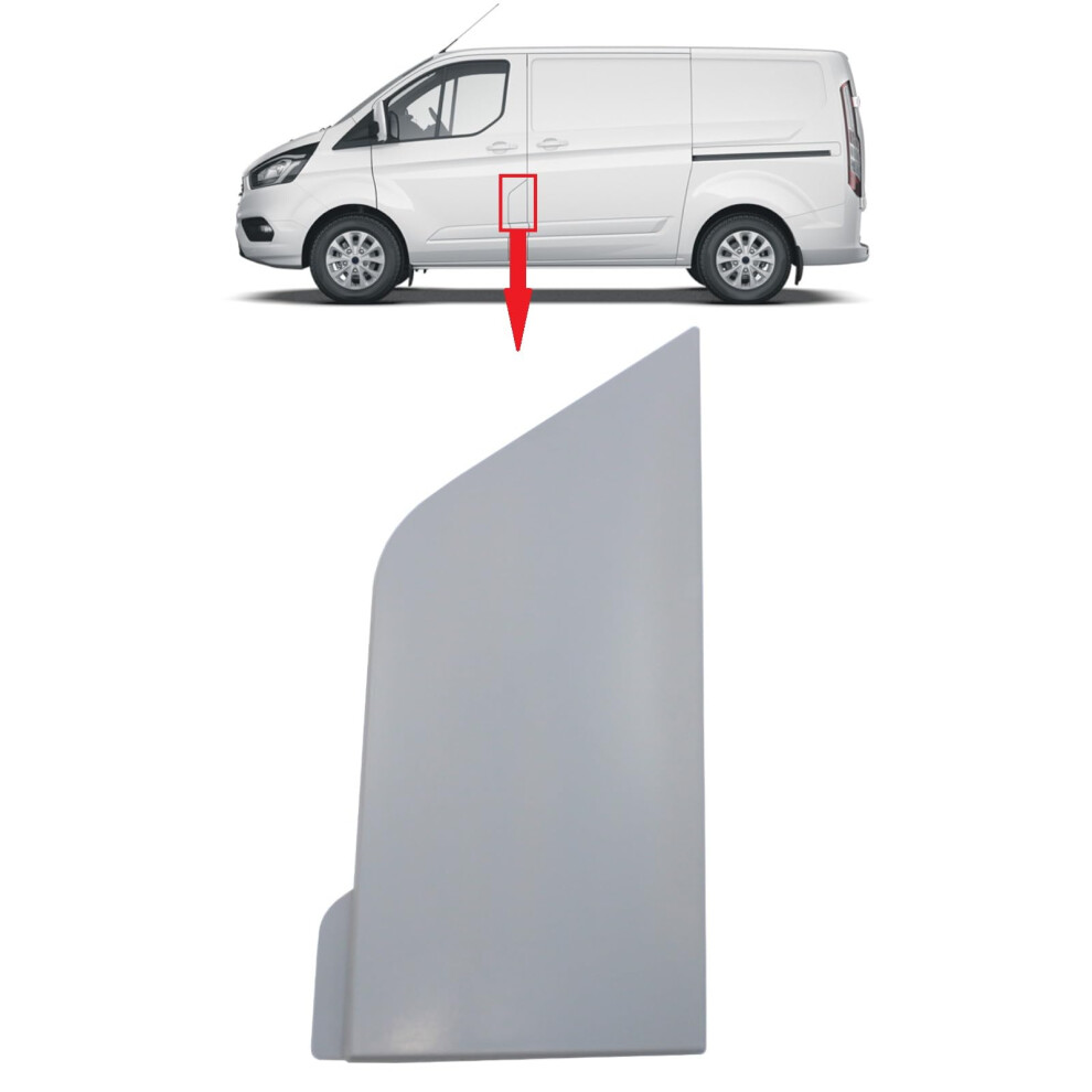 Biaren Fuel Tank Filler Flap Cover Cap Primed For Ford Transit Custom 2012-2016 Bk21v405a02cd 1771170 1837417 5051226497339
