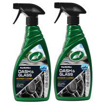 Turtle Wax 50582 Dash & Glass Interior Cleaner and Protectant, Superior Cleaning Spray for Dashboard, Glass, Tech Screen