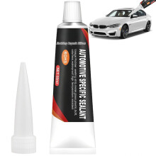 SONGMART 50ML Windscreen Sealant, Black Silicone Sea-lant, Weatherstrip Adhesive & Sealers, Strong Headlight & Windscreen Sealant for Car