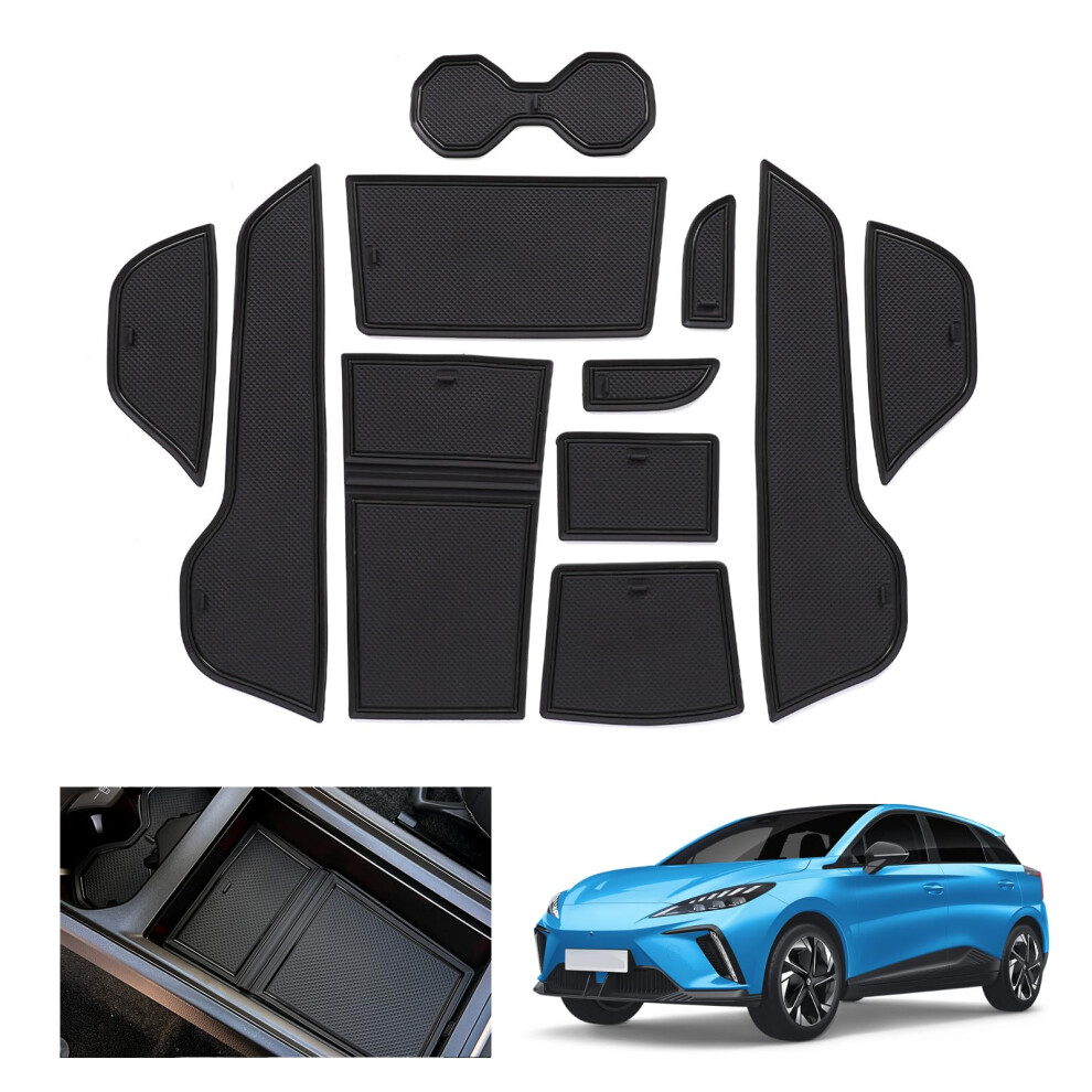 Gafat Mg 4 Ev Mg4 Ev 2025 2024-2022 Non-Slip Mats, Uk Rhd Mg4 Luxury Xpower 2025 Rubber Mats For Console Centrale, Storage Box, Door Seam 5051226552588