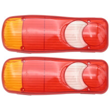 Hoypeyfiy 1 Pair ST0126X2 Rear Tail Light Lens, Replacement for Atleon, Replacement for Cabstar, Replacement for DAF LF Series, Re