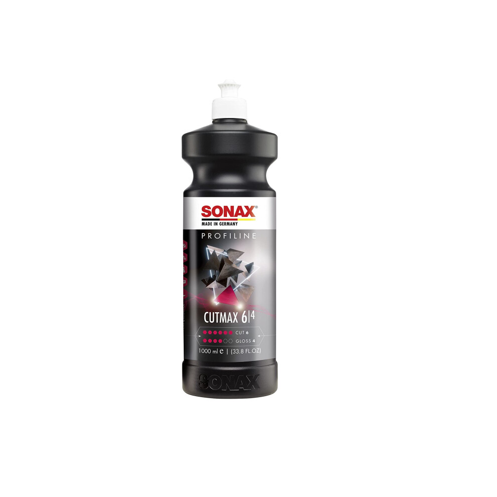 Sonax Profiline Cutmax (1 Litre) - High Effective Abrasive Polish For Weathered And Scratched Paintwork. Silicone-Free | Item No. 02463000 5051226511042