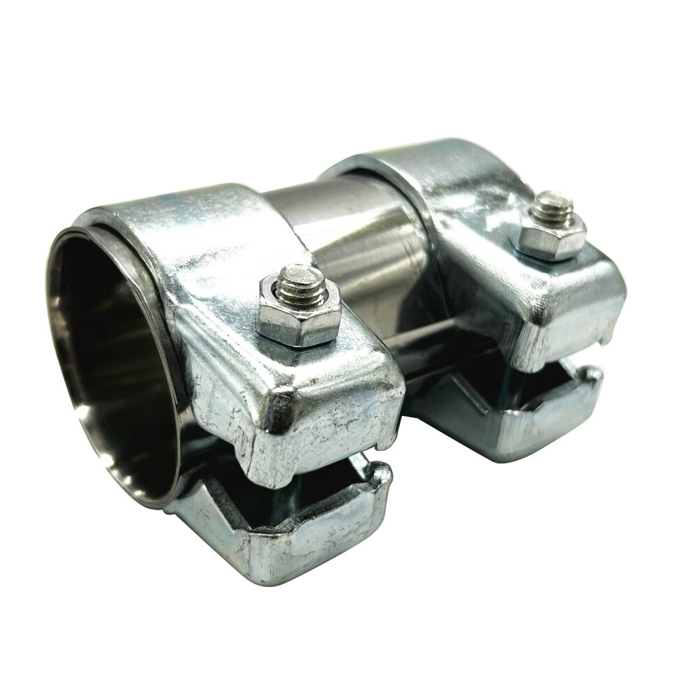 Stainless Steel Exhaust Clamp Pipe Joint Bolts Band Flanges Clamp Ã 45Mm X 95Mm 5051226499517