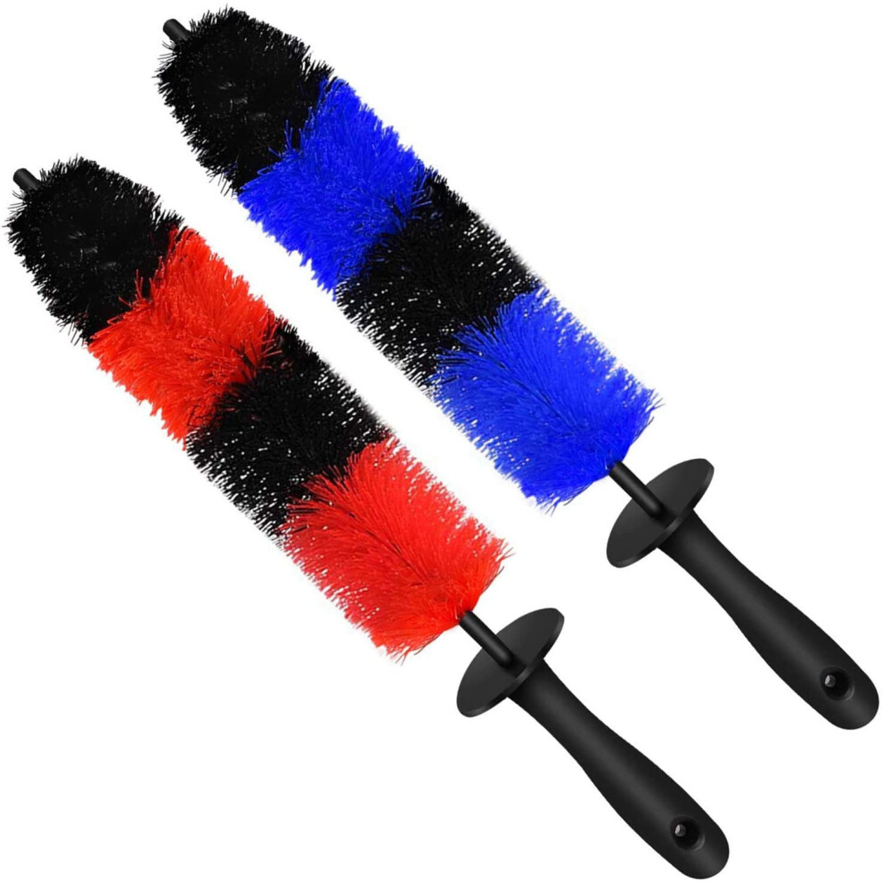 Linkhood 2-Pack Master Wheel Brush, Easy Reach Wheel And Rim Detailing Brush 18ÂÂ Long Soft Bristle, Car Wheel Brush 5051226512735