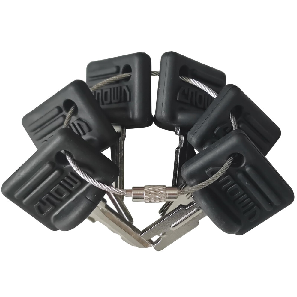 Gaohou 6Pcs Forklift Ignition Keys Crown Ignition Key #107151-001& #107151-002 Compatible For Crown Clark Hyster Gradall Jlg Cat Pollak Skytrak Yale 5051226502996