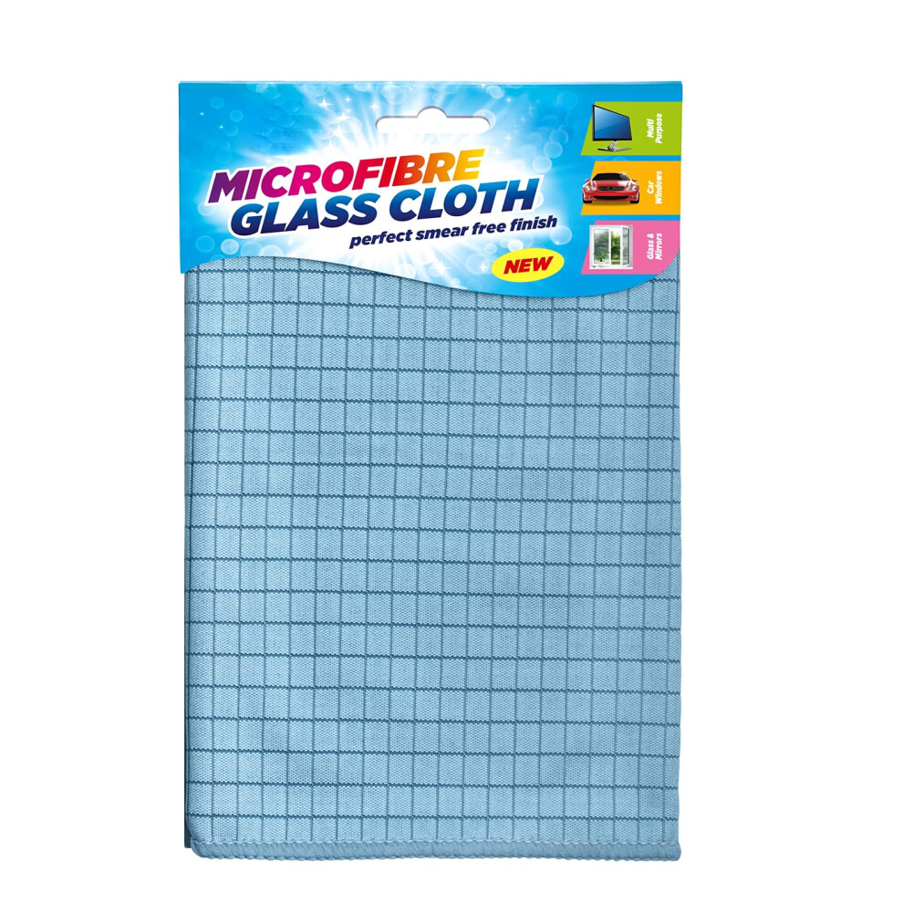 Zale Yardley Microfibre Polishing Cloths For Glass High-Gloss Surfaces Car Glass Cleaning Cloth 38Cm X 42Cm, Window Glass Cleaning Kit, Car Polish 5051226526022