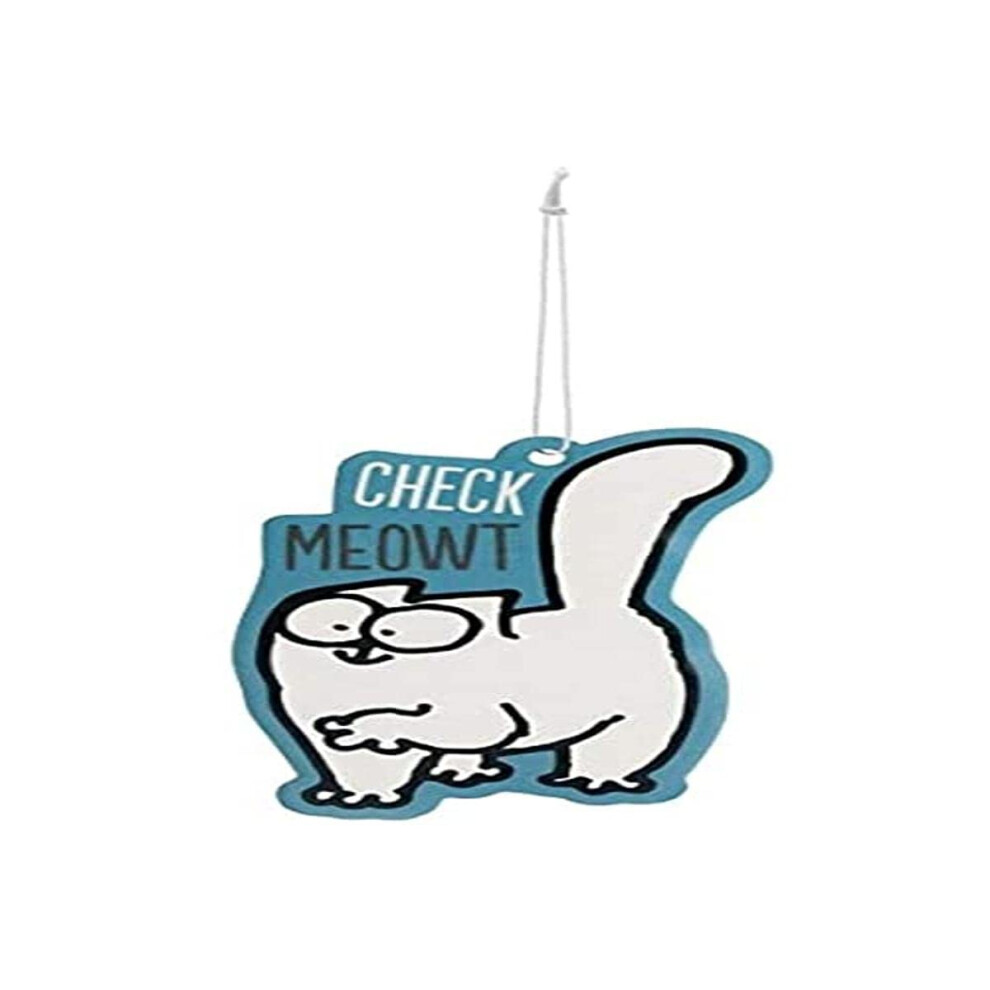 Puckator Dã©Sodorisant Ã Suspendre Simon's Cat-Chat Parfum Vanille Home Air Fresheners, Multicoloured, Single 5051226530890