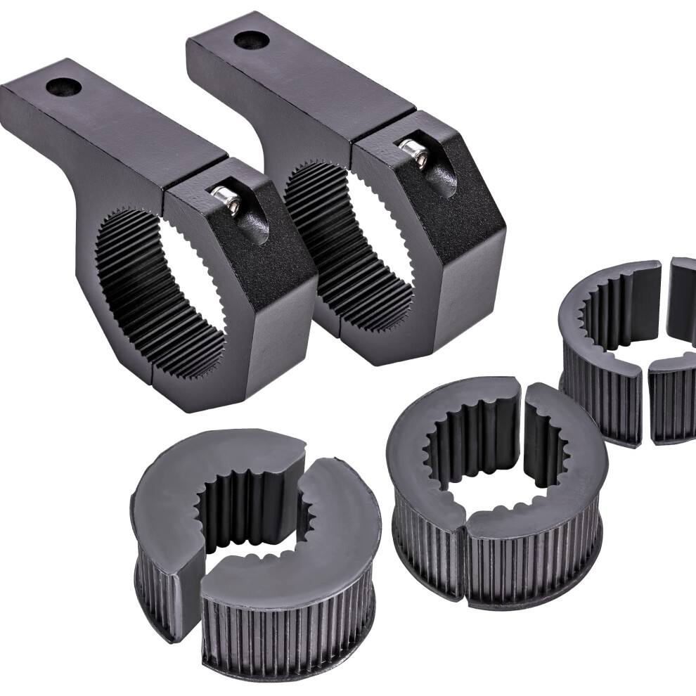 Lamphus Off-Road Mounting Bracket Bar Clamp Kits [1"/1.5"/1.75"/2" Inch] [Horizontal Bar] [Aluminium] [2 Units] Bull Roll Cage Clamps Mount For Light 5051226503153