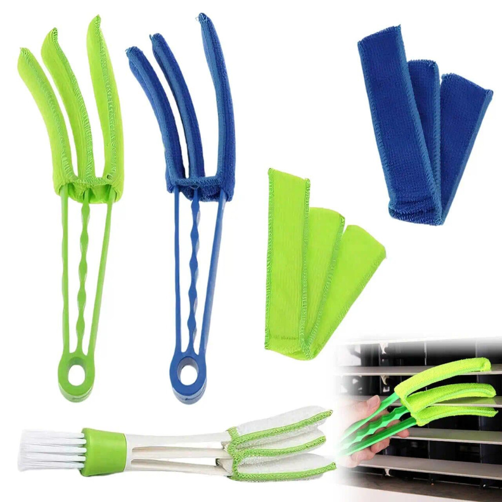 Venetian Blind Cleaner Set, 3 Pcs Removable Washable Window Blind Duster Brush Cleaner Tool With 3 Extra Sleeves 5051226520792