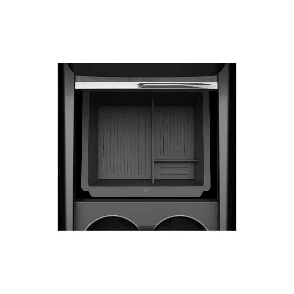 Tudia Center Console Organizer Tray Designed For Tesla Model 3 2025/2024 (Highland) & Model Y 2025/2026 (Juniper) 5051226539763