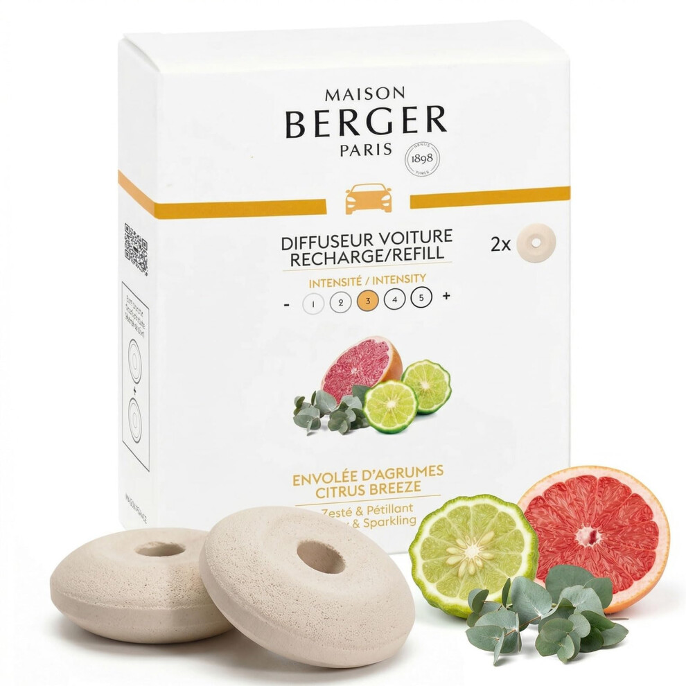 Maison Berger Citrus Breeze Car Diffuser Refills 5051226531903