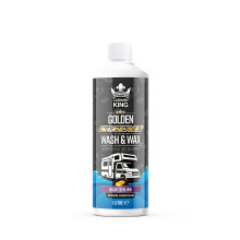 Caravan King – Wash & Wax Shampoo – Concentrated 2-in-1 Cleaner for Cars, Caravans & Motorhomes, Leaves Shine & Protection, 1L