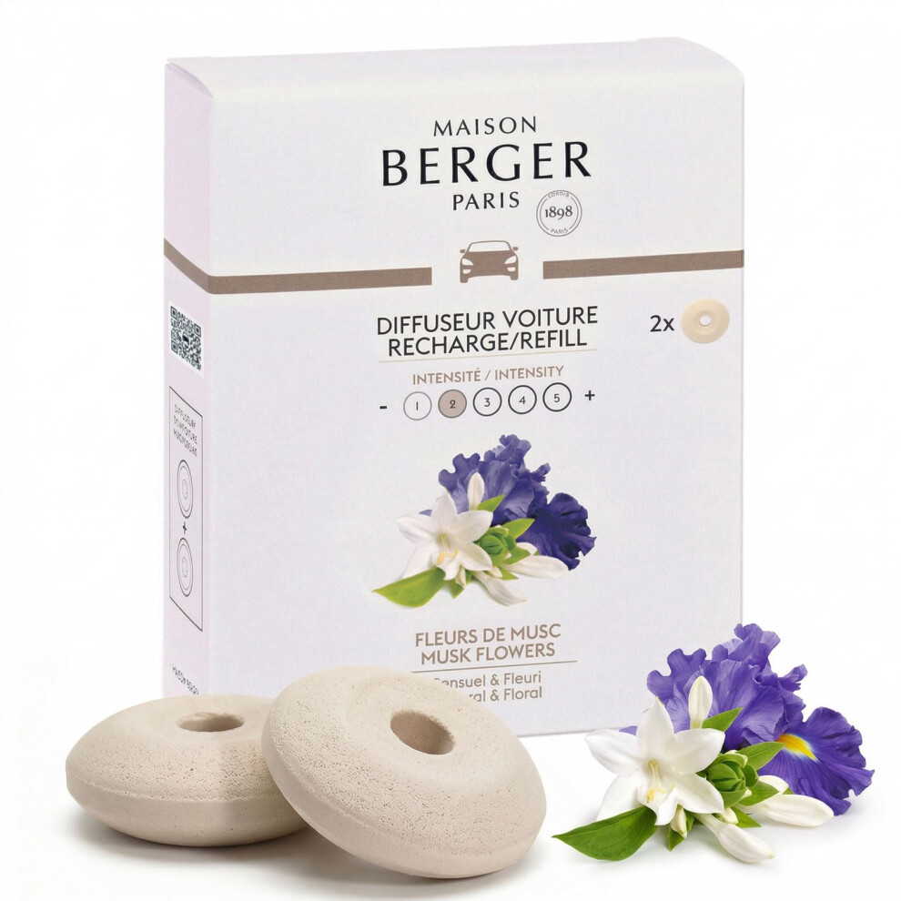 Maison Berger Musk Flowers Car Diffuser Refills 5051226531897