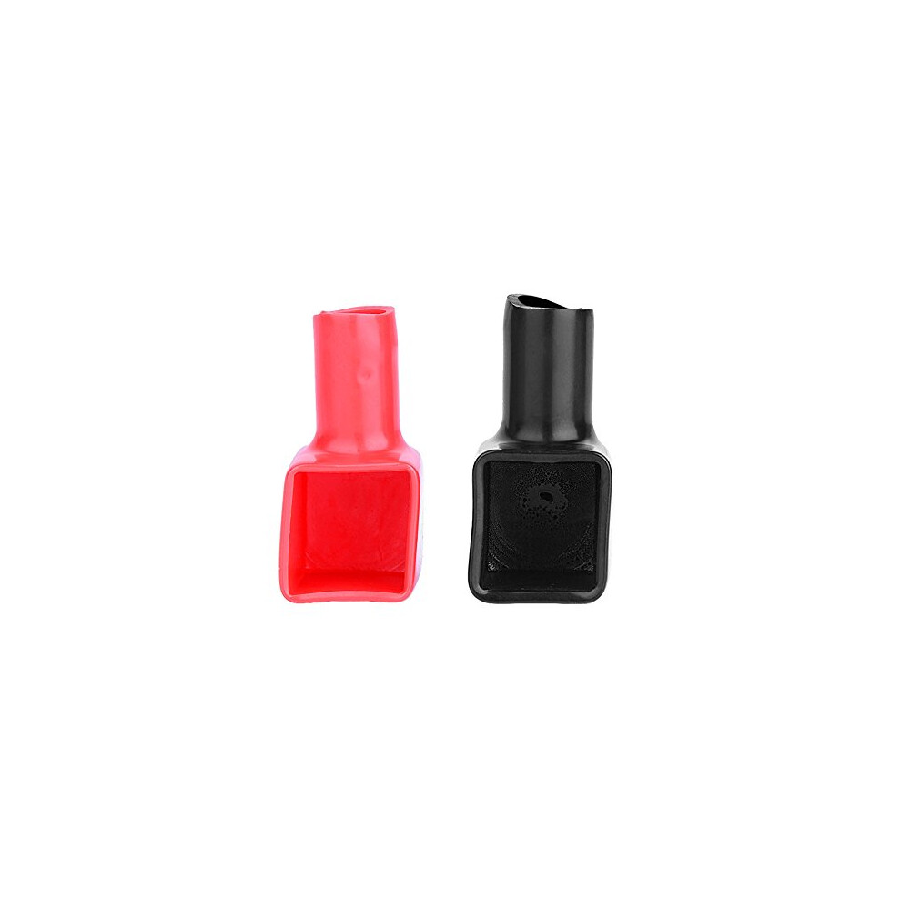 Battery Terminal Cover, 2 Pcs Motorcycle Battery Terminal Covers Marine Battery Terminal Covers And Boots & Positive And Negative 192681 Red/Black 5051226506321