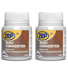 Zep Rust Converter and neutraliser - 2 Pack with a brush for easy application | Rust inhibitor | Rust converter for cars | Rust converter for metal