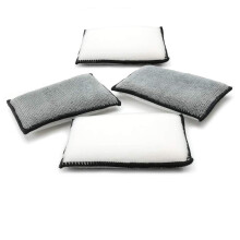 Detailers United Interior Scrubber Detailing Pads – 135 x 90mm, 4-Pack, Pads for Deep Cleaning Car Interiors, Seats and Upholstery