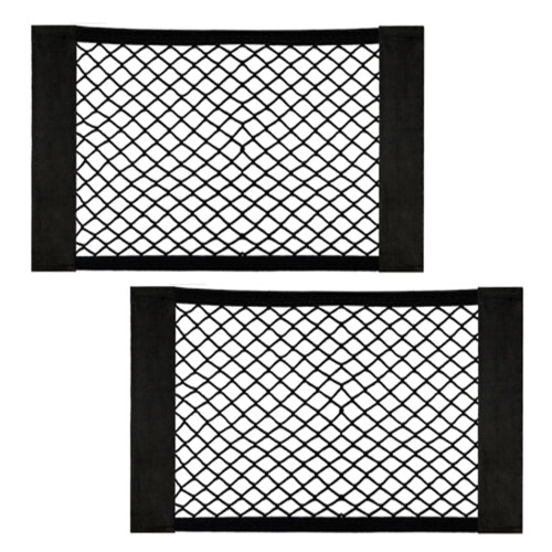 EINESIN Car Boot Storage Net, Elastic String Net Mesh, Car Back Rear Trunk Seat Mesh Net, Various Sizes And Specifications (40 * 25cm（2 Pack）)