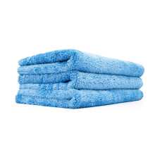 The Rag Company - Eagle Edgeless 500 - Professional Korean 70/30 Blend Super Plush Microfiber Detailing Towels, 500GSM, 16in x 24in, Blue (3-Pack)