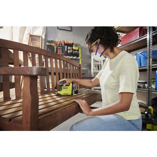 Ryobi RYOBI RPS18-0 18 V ONE Plus Cordless Corner Palm Sander Bare Tool, One Size, Hyper Green 2